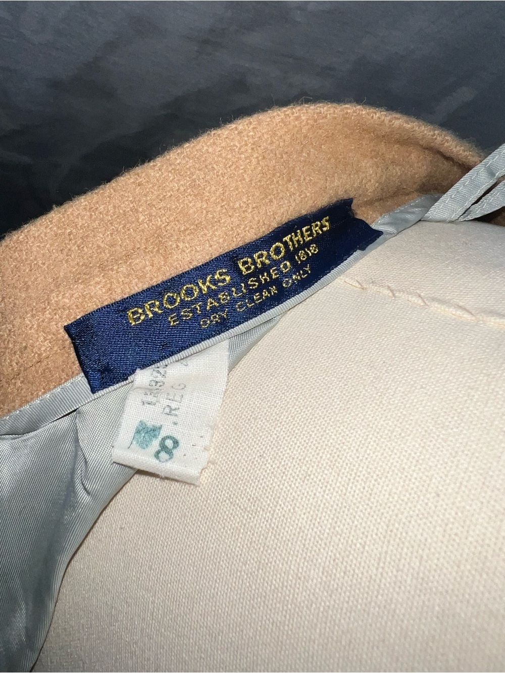 Vintage Brooks Brothers Camel Hair Pencil Skirt Size 4 Regular - Picture 7 of 15